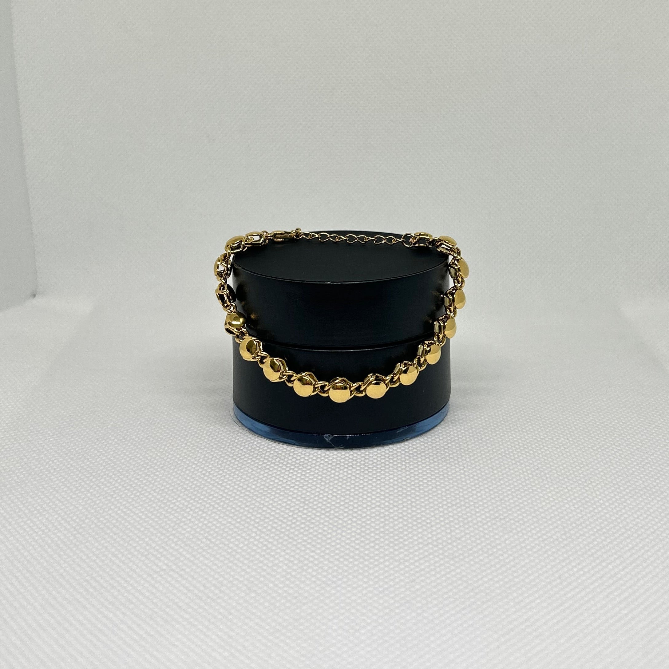 Heavy Golden Ball Bracelet