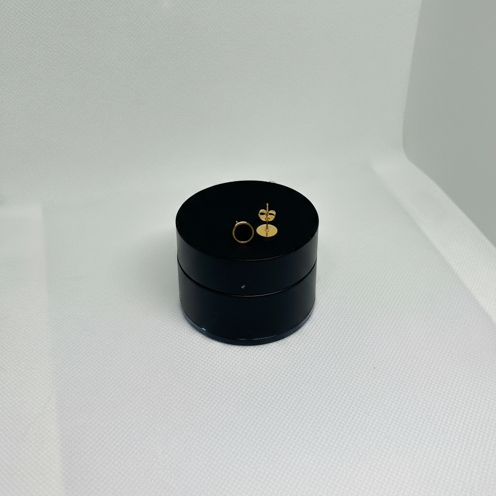 Black Stud Earrings