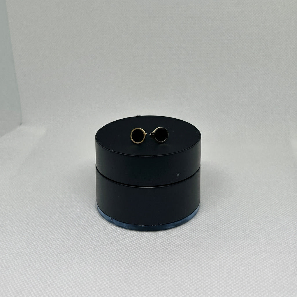 Black Stud Earrings