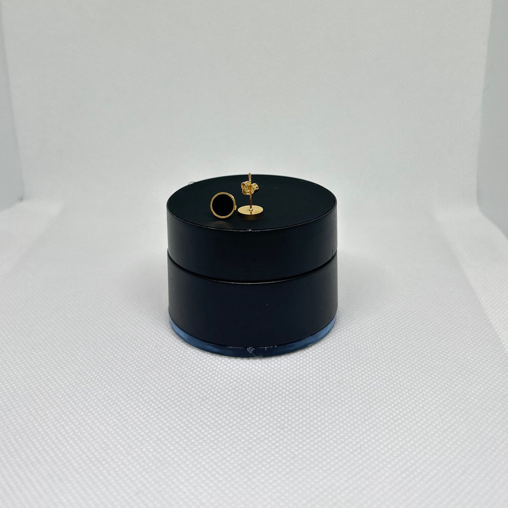 Black Stud Earrings