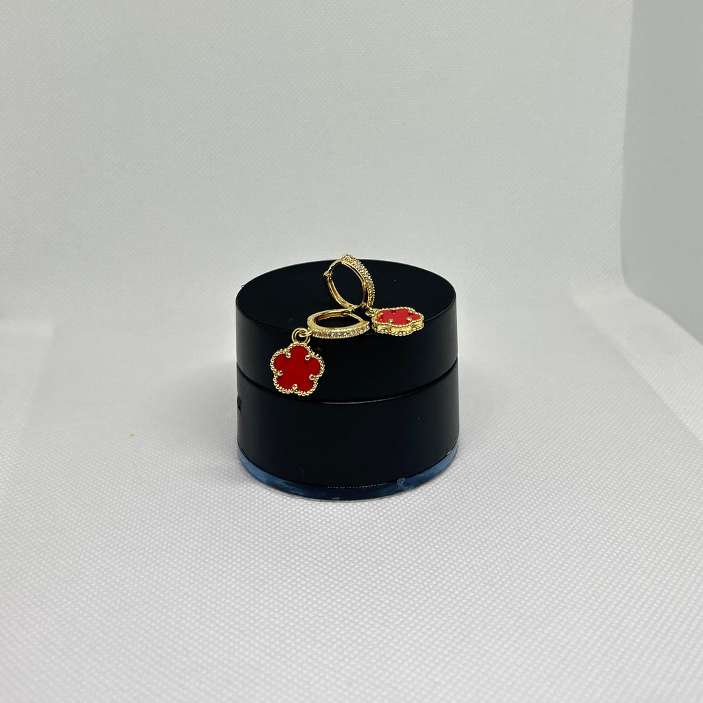 Charming Bloom Huggie Hoop Earrings