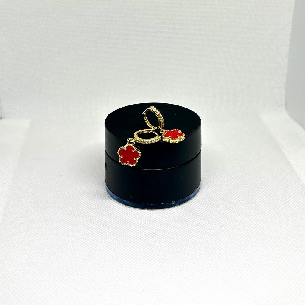 Charming Bloom Huggie Hoop Earrings