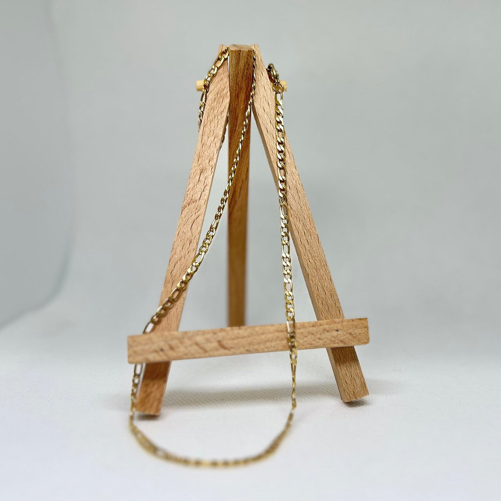 Sleek Dainty Mariner Link Gold Chain Necklace