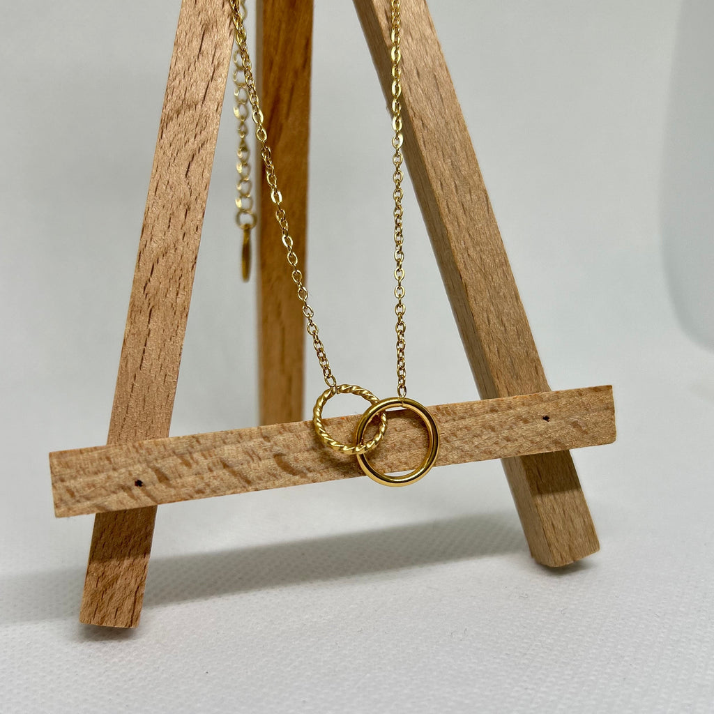 The Eternal Connection Interlocking Rings Necklace