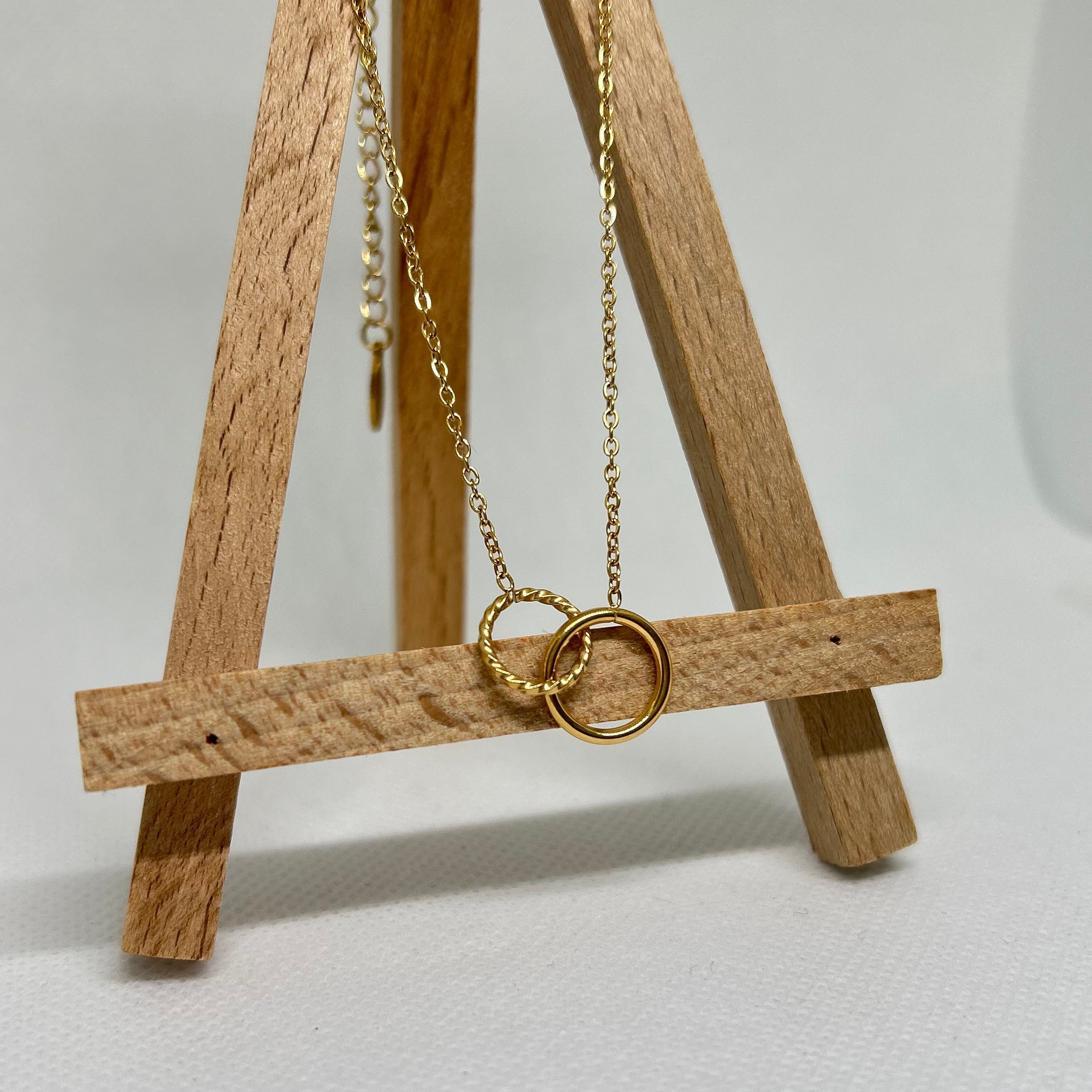 The Eternal Connection Interlocking Rings Necklace