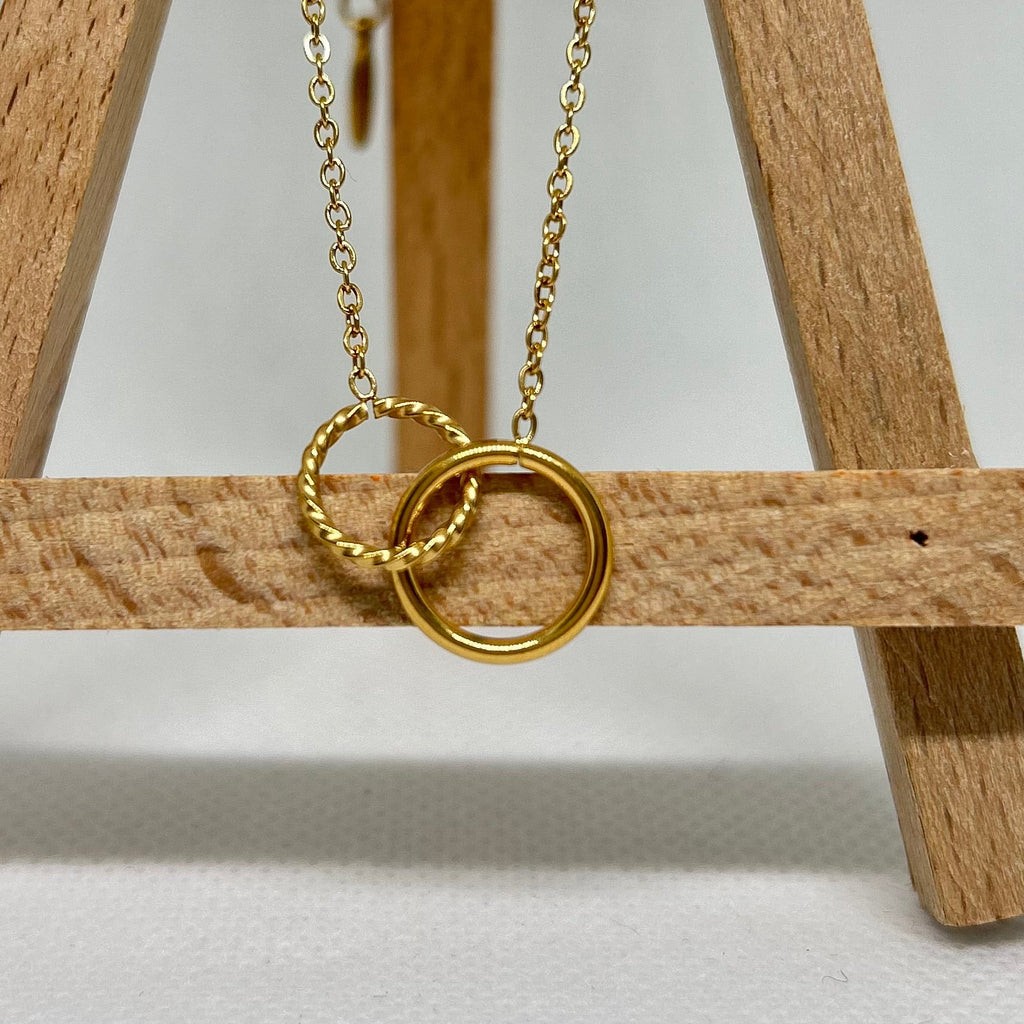 The Eternal Connection Interlocking Rings Necklace