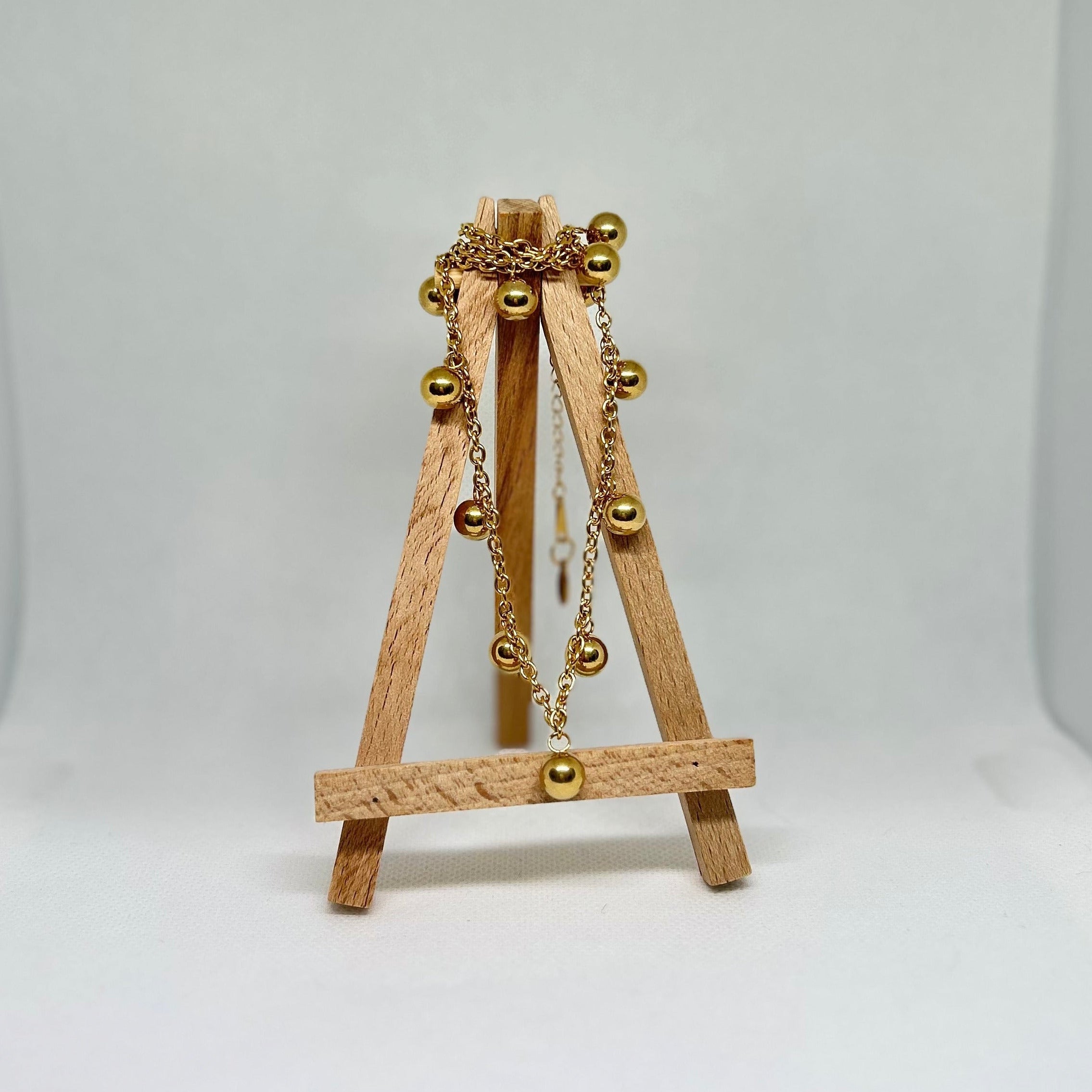 The Golden Bubble Charm Necklace