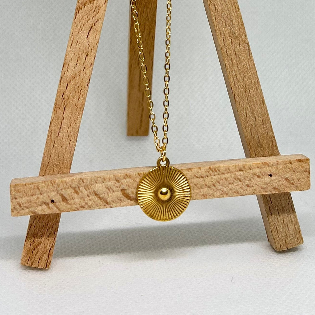 The Golden Meridian Sunburst Necklace
