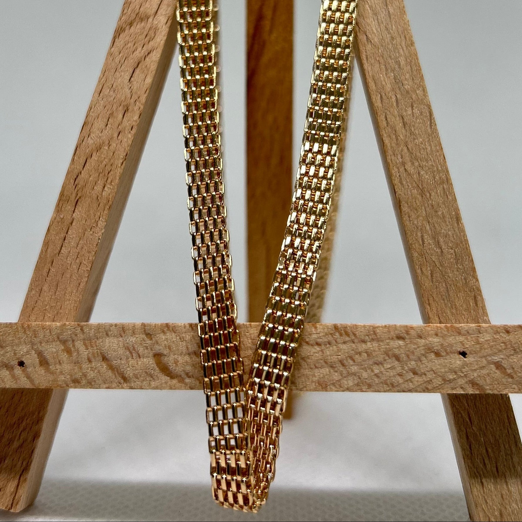 The Woven Silk Mesh Chain Necklace