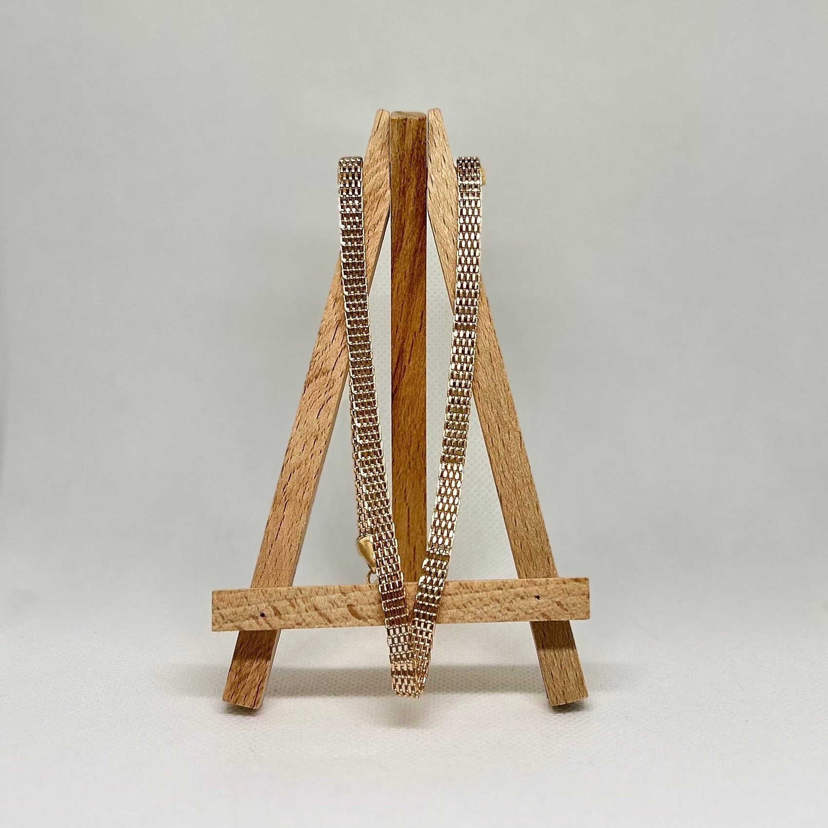 The Woven Silk Mesh Chain Necklace