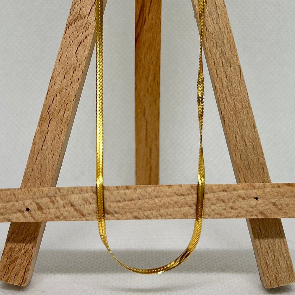 The Liquid Gold Snake Chain Necklace