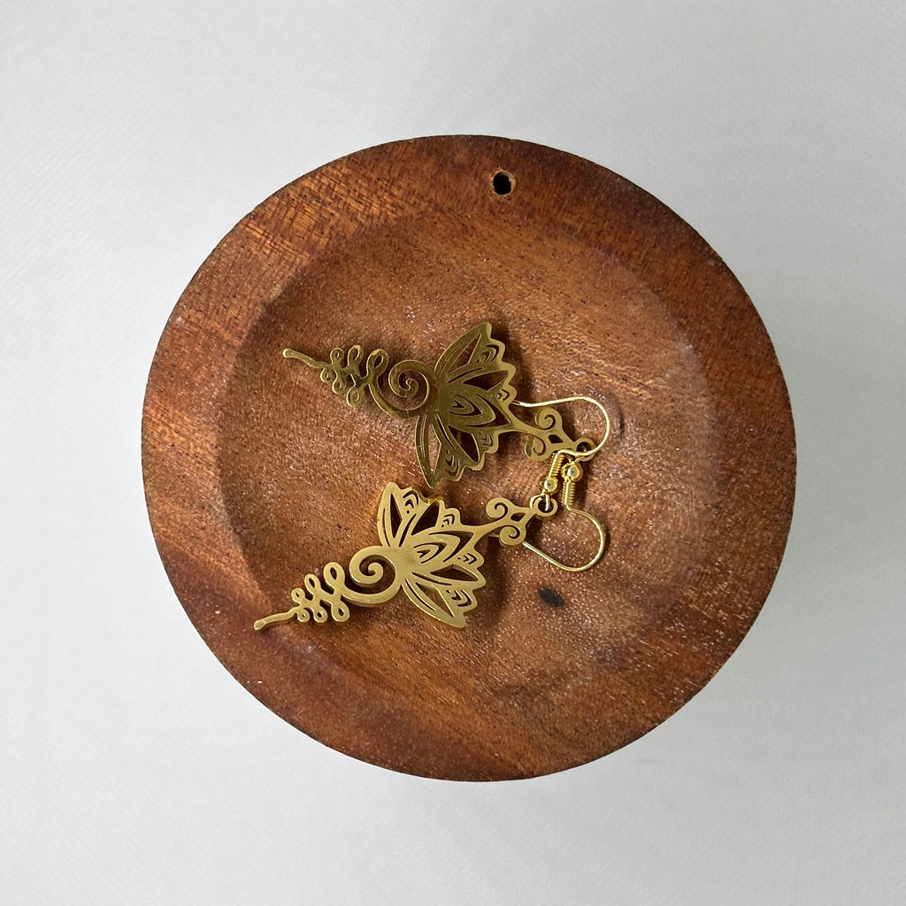 The Unalome Lotus Dangles