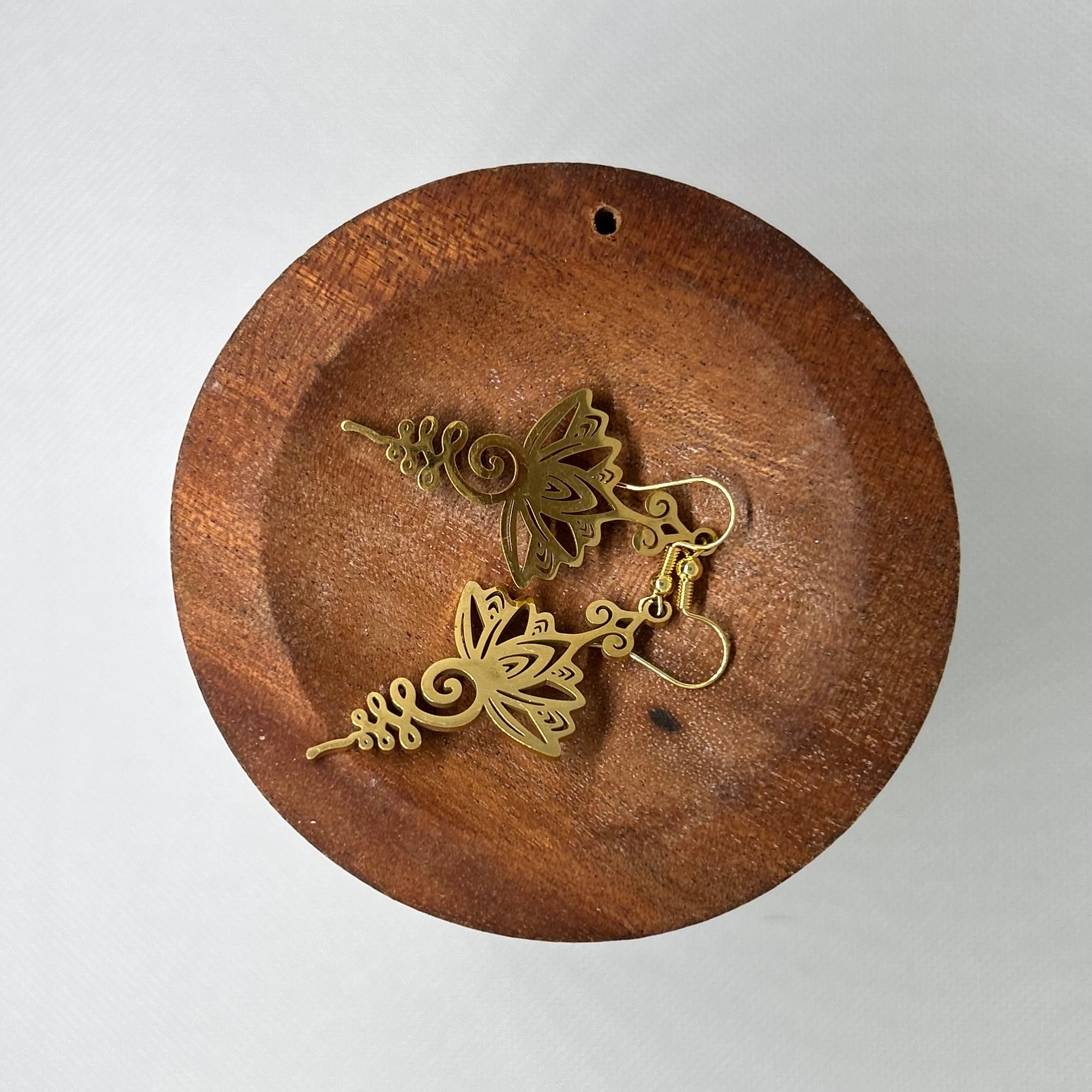 The Unalome Lotus Dangles
