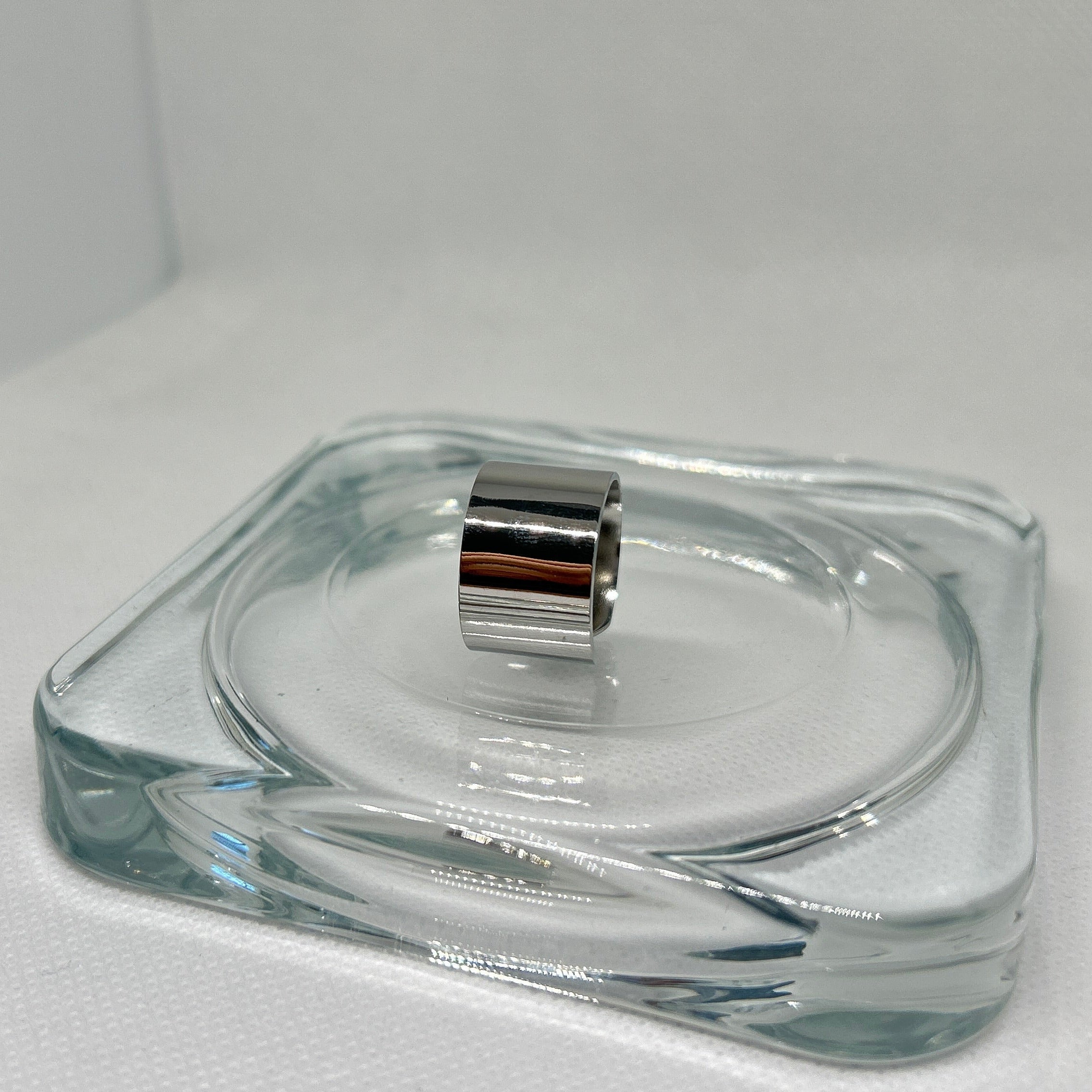Minimalist Adjustable Wide Band Ring