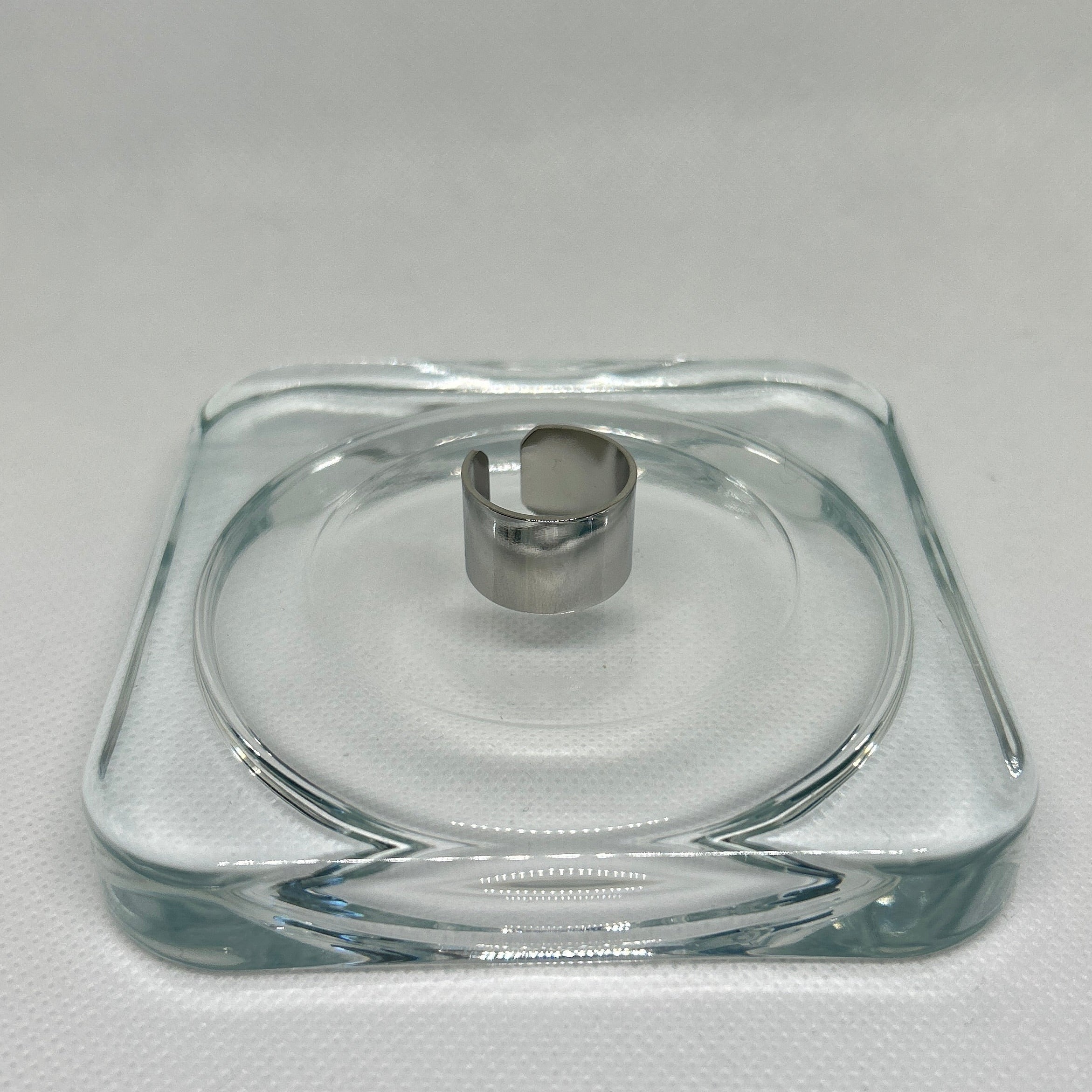 Minimalist Adjustable Wide Band Ring