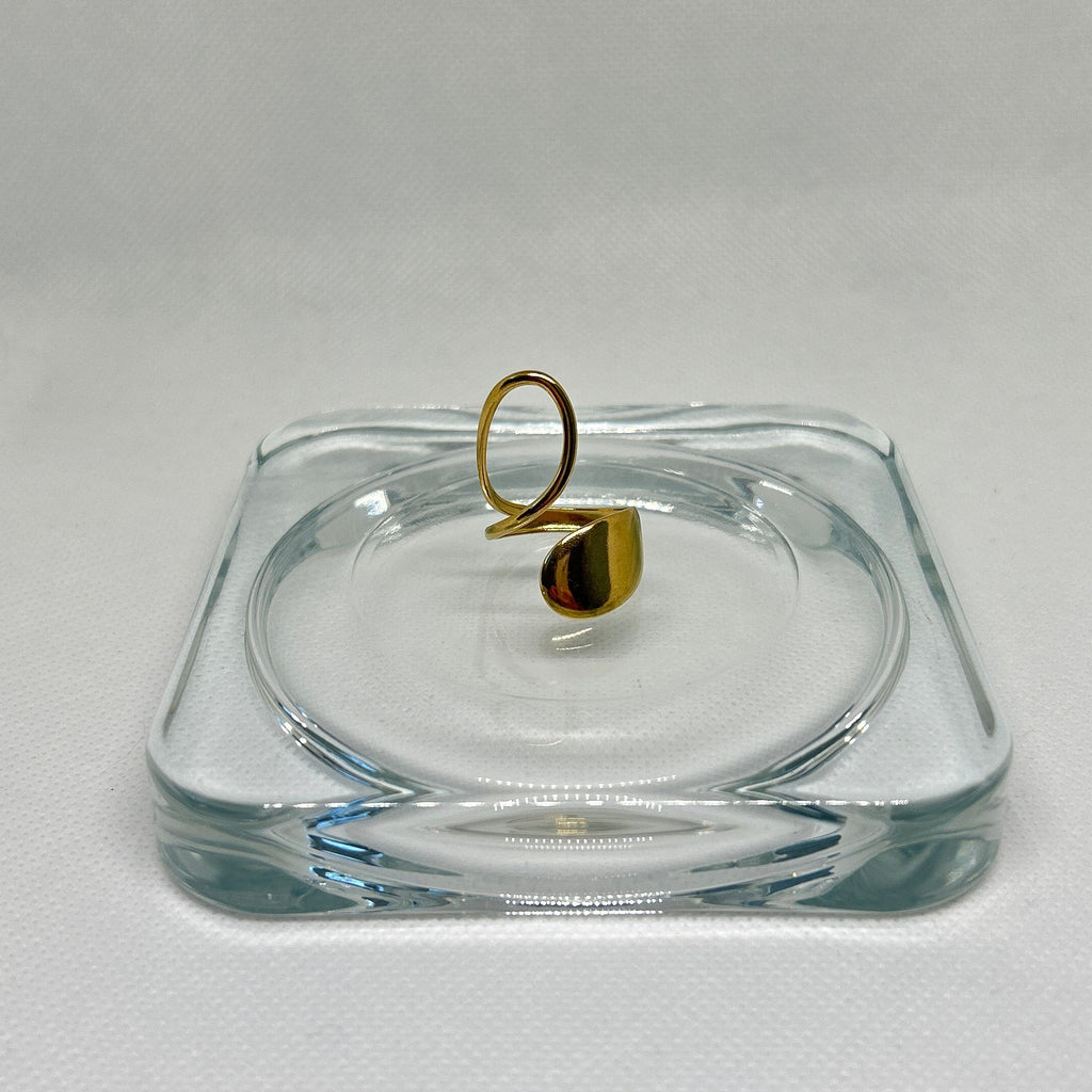 Sculptural Wave Open Ring
