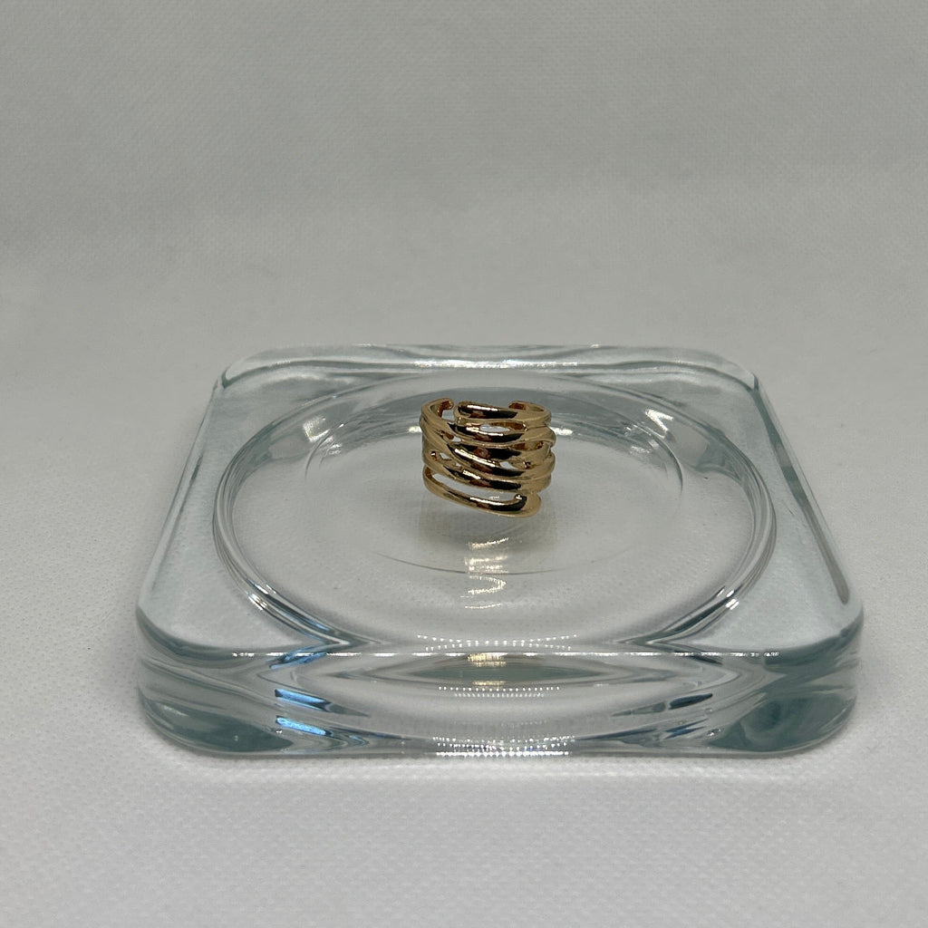 Wrapped Multi Layer Statement Ring