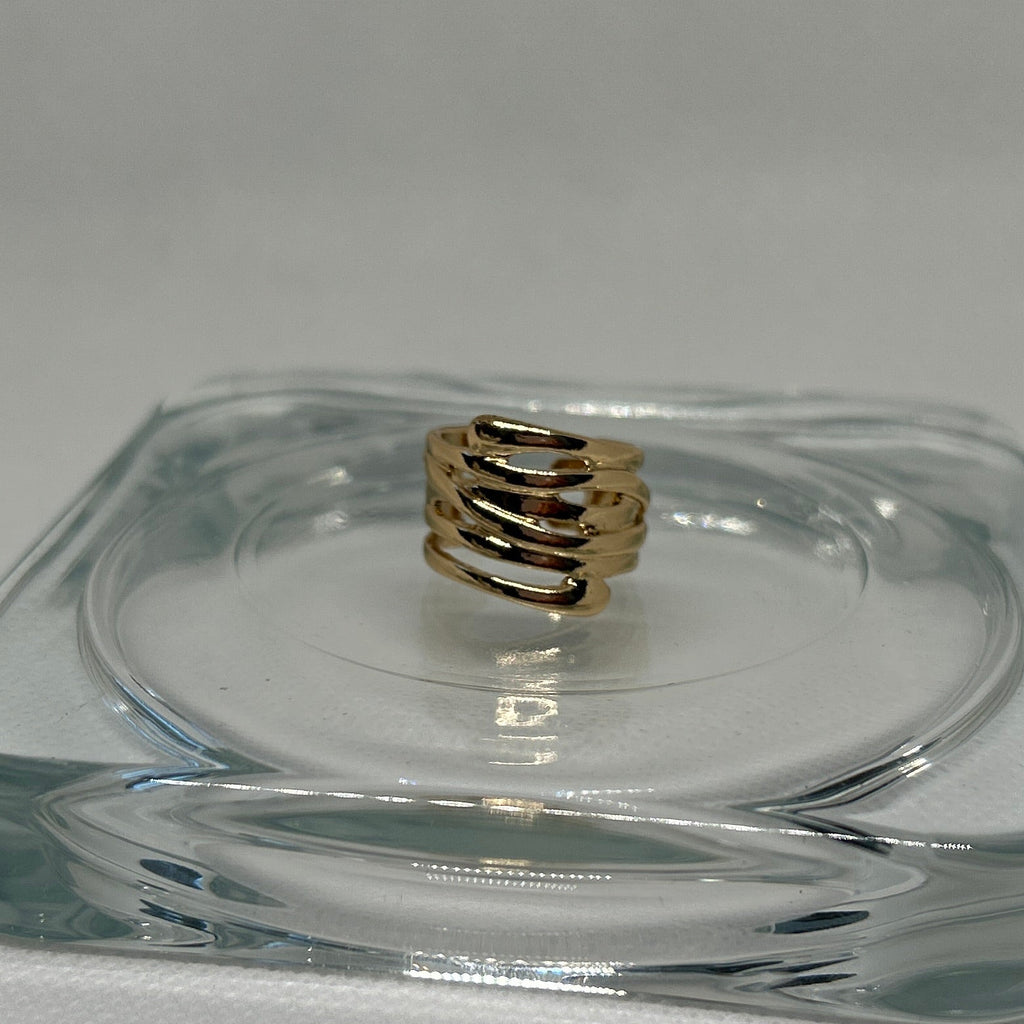 Wrapped Multi Layer Statement Ring