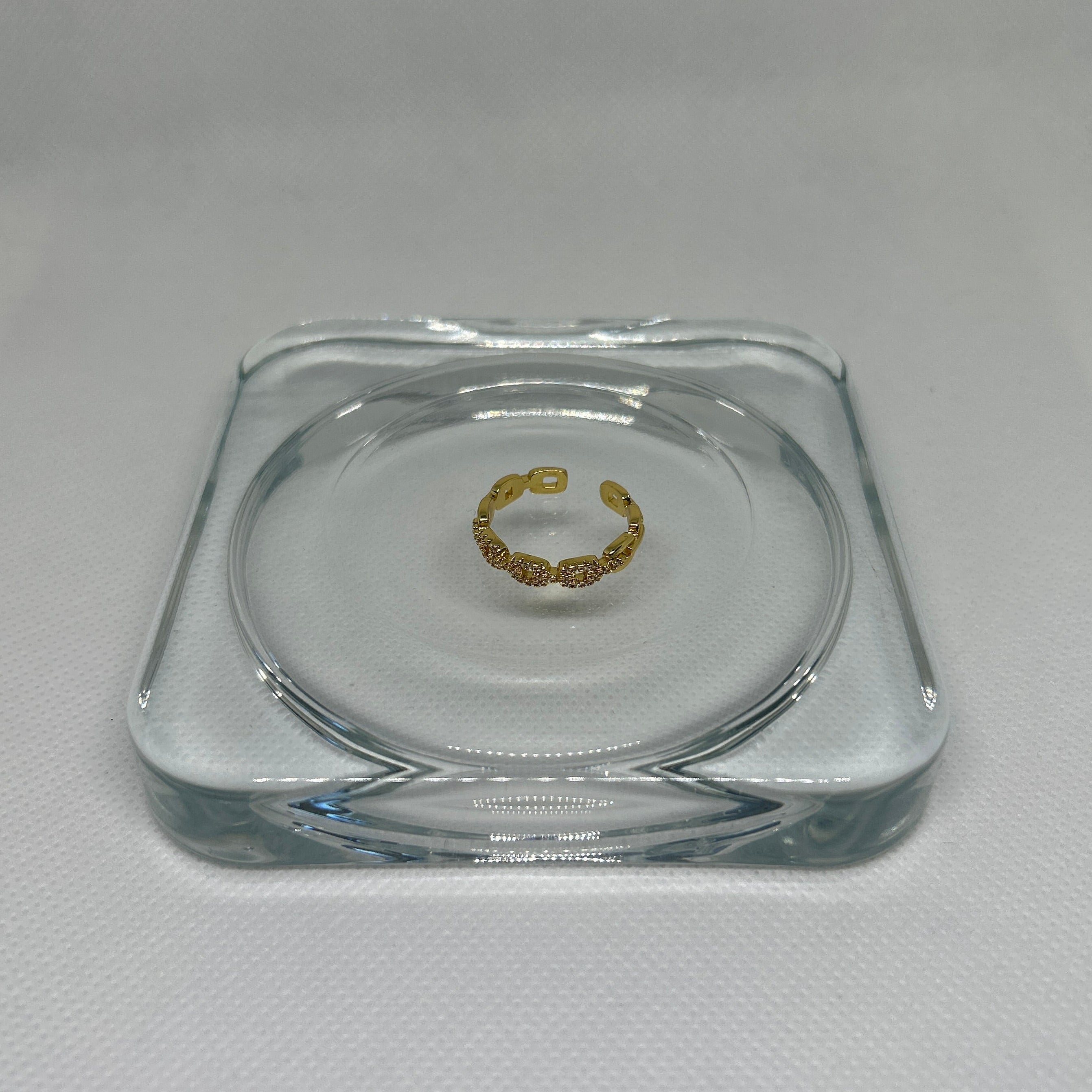 The Linked Up Pavé Ring