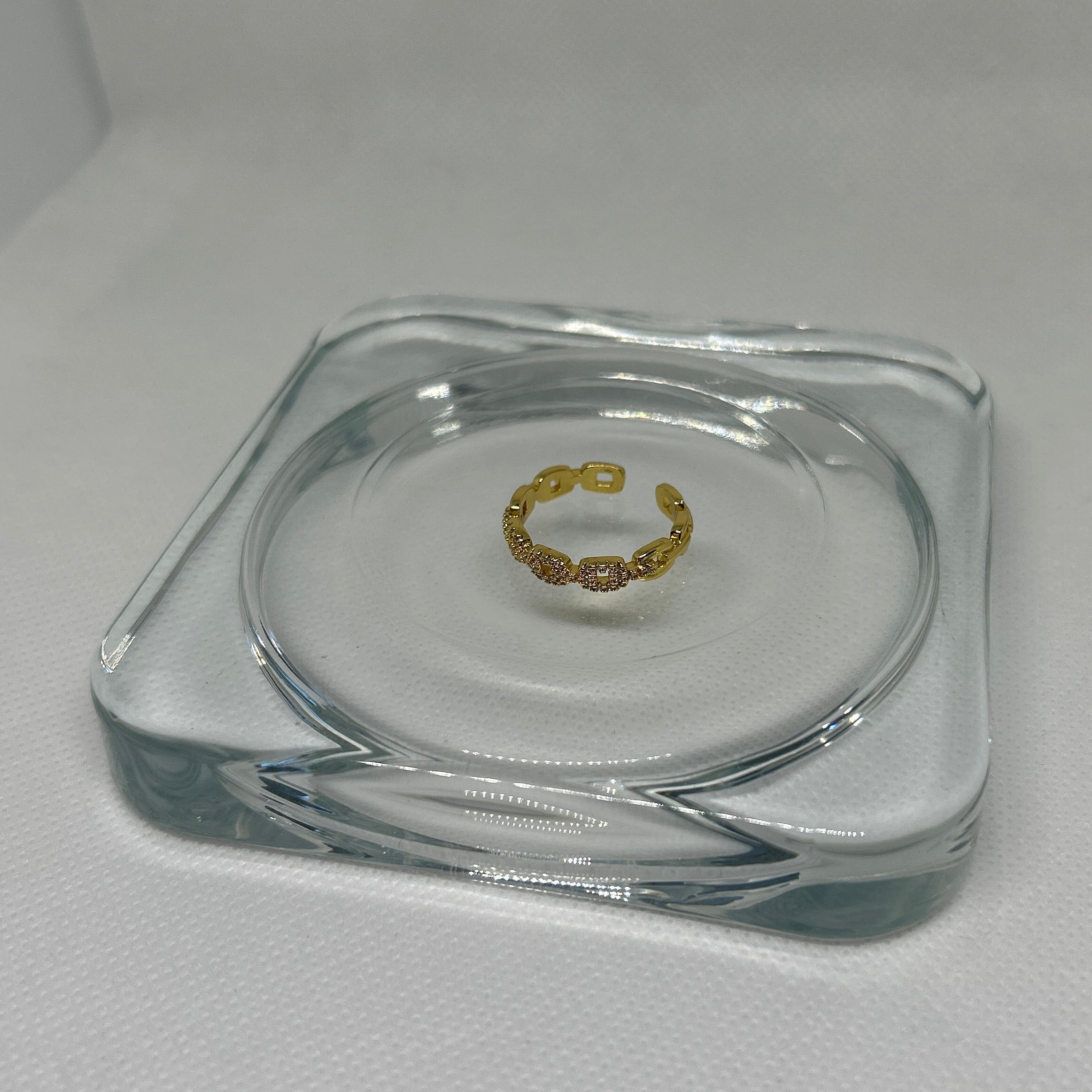 The Linked Up Pavé Ring