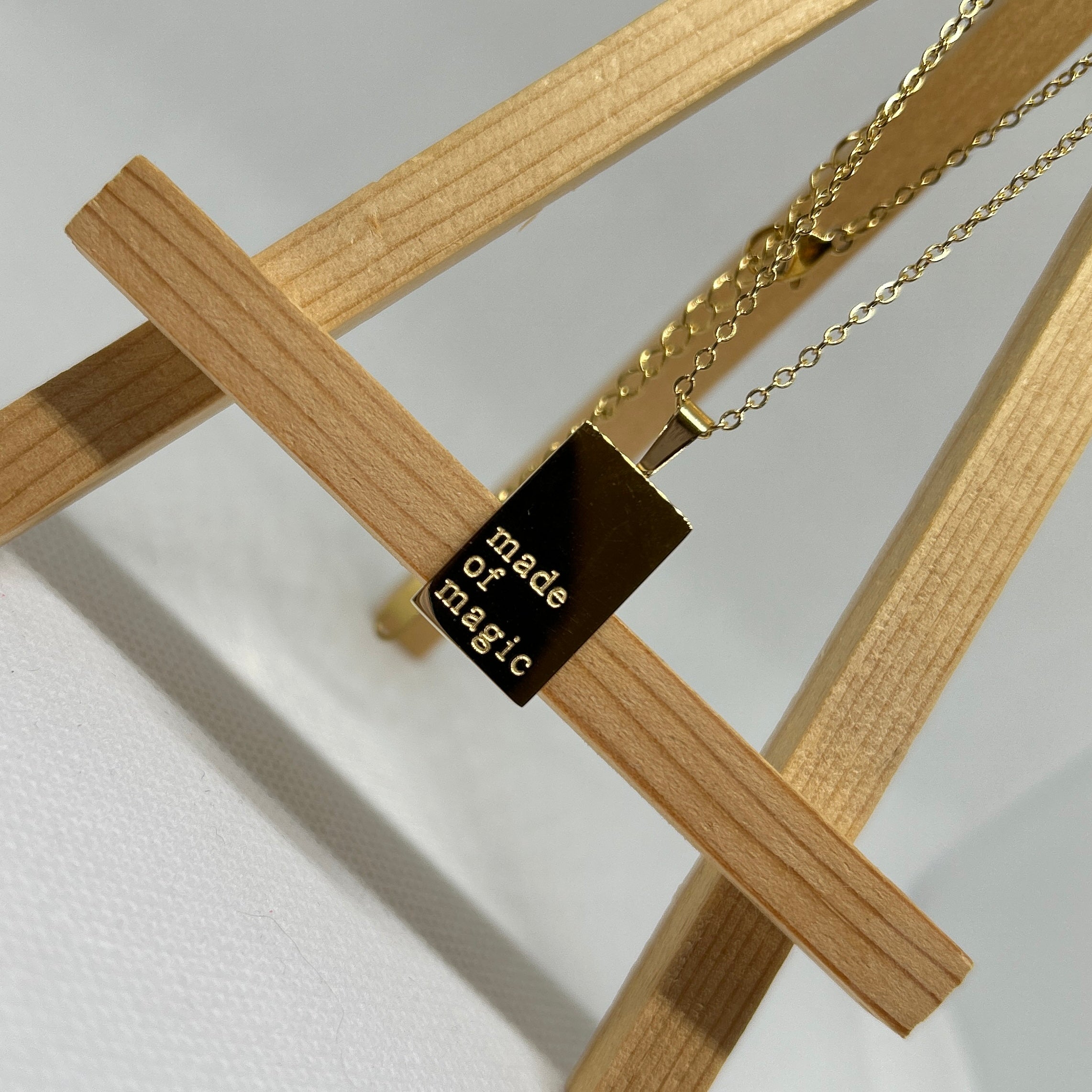 Made of Magic Gold Bar Necklace