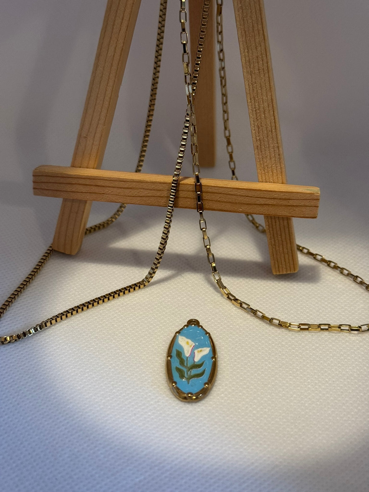 Children's Flower Charm Necklace