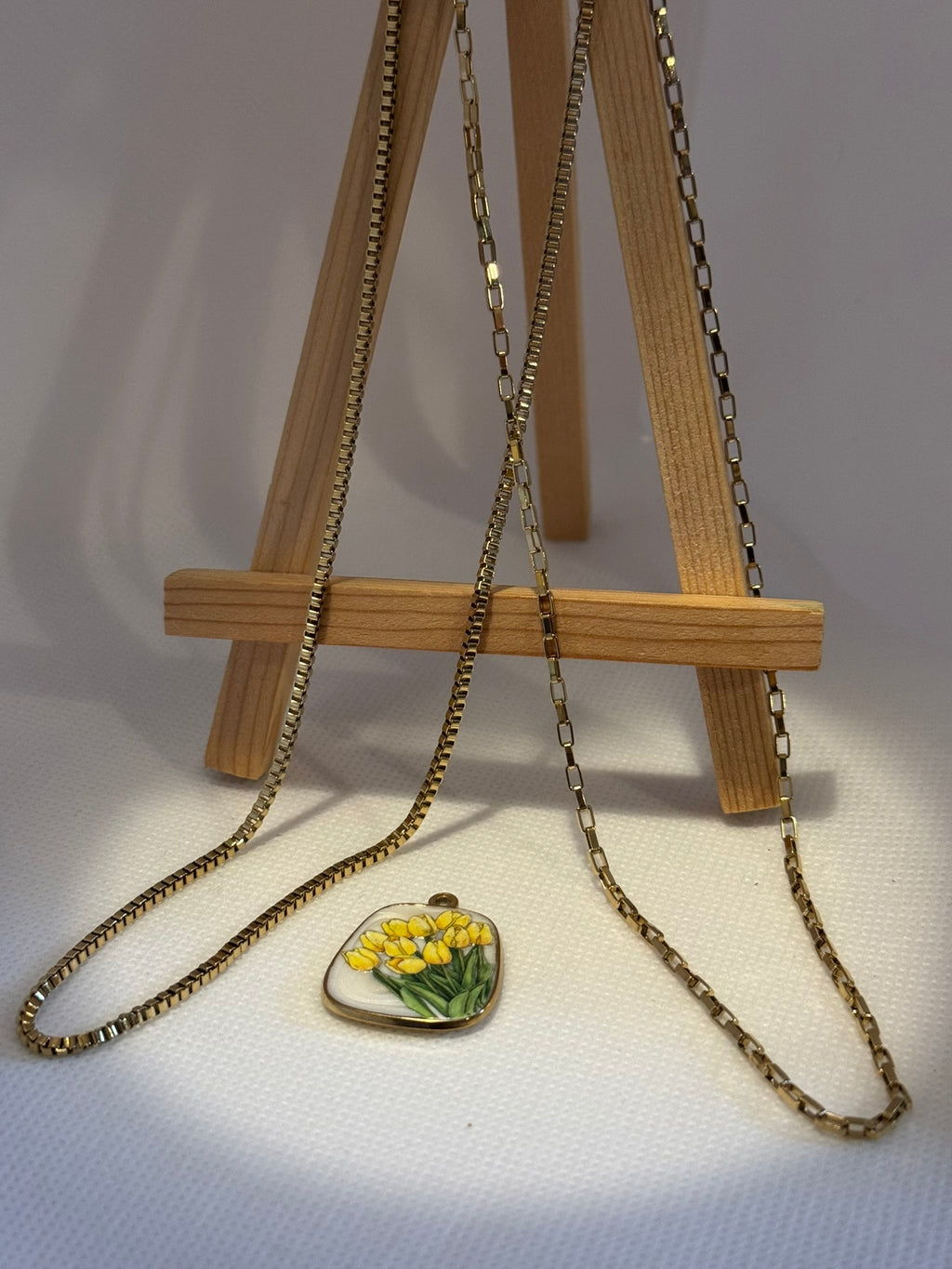 Children's Flower Charm Necklace