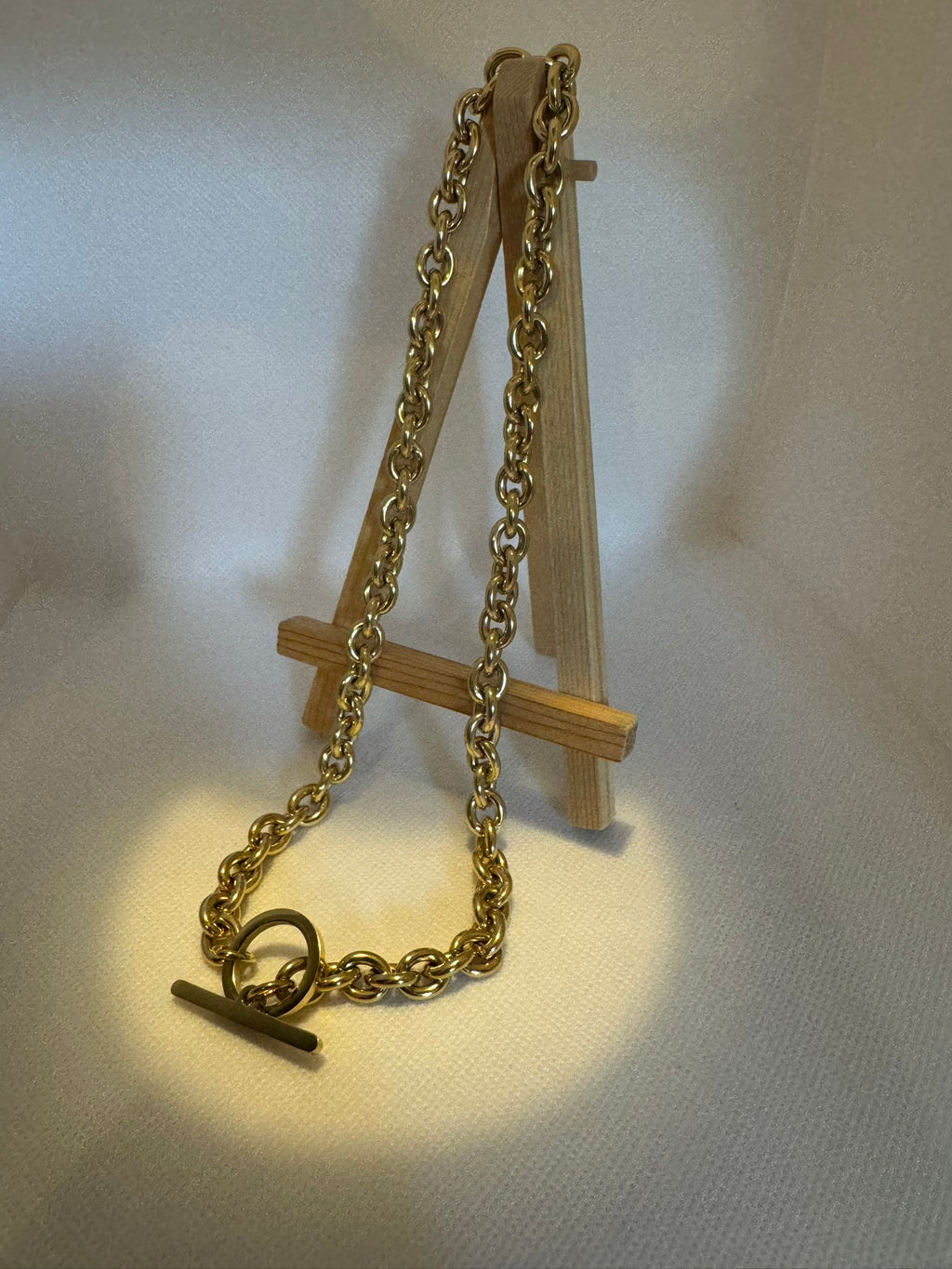 Statement T-Bar Chain Necklace