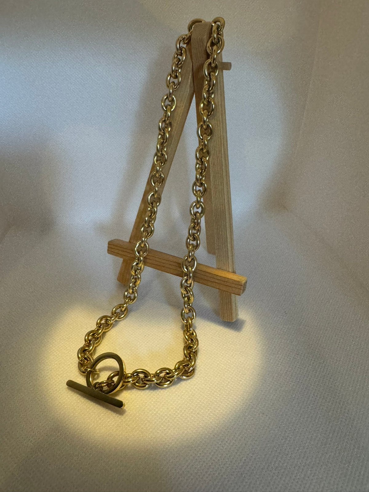 Statement T-Bar Chain Necklace