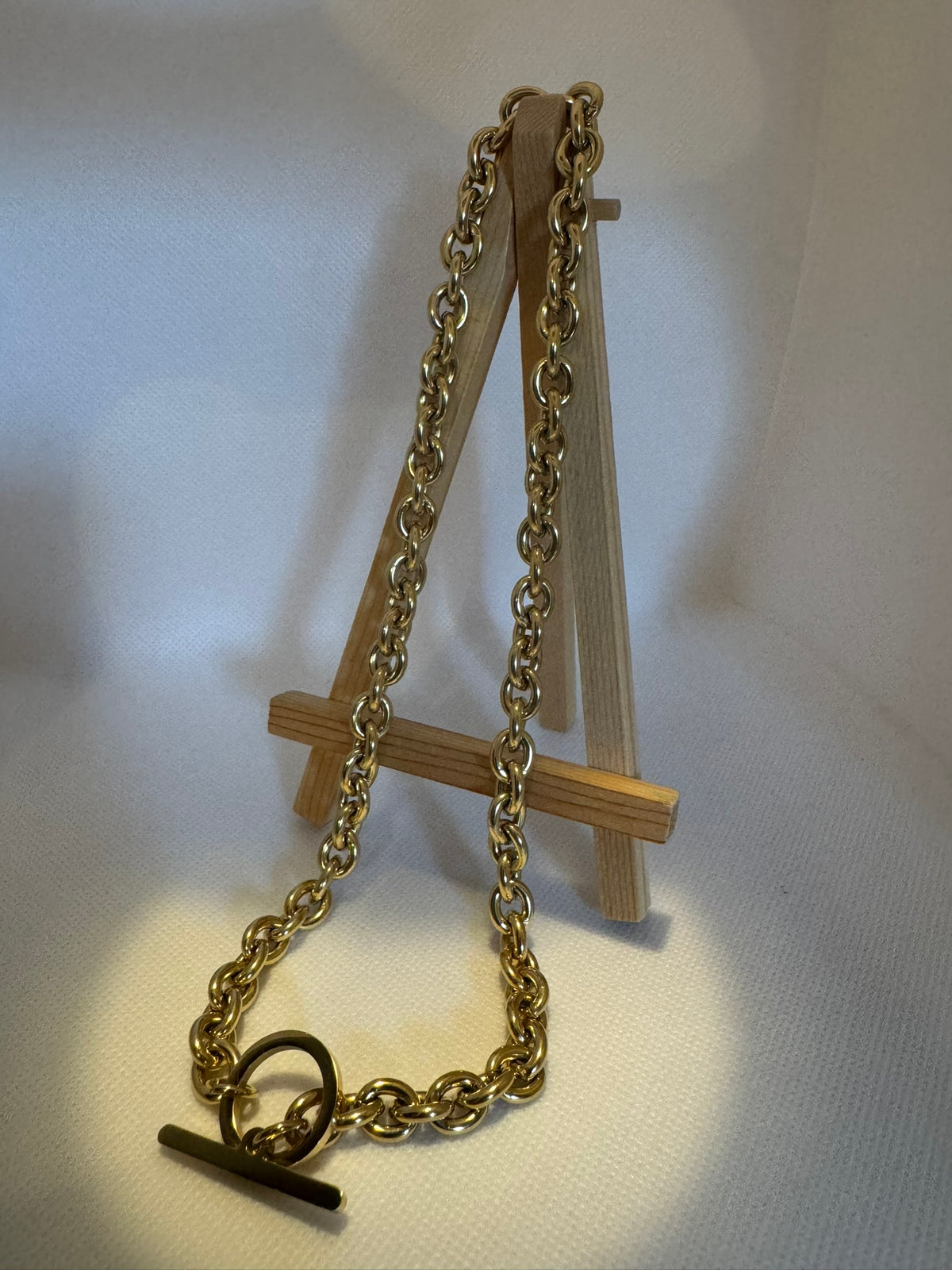Statement T-Bar Chain Necklace