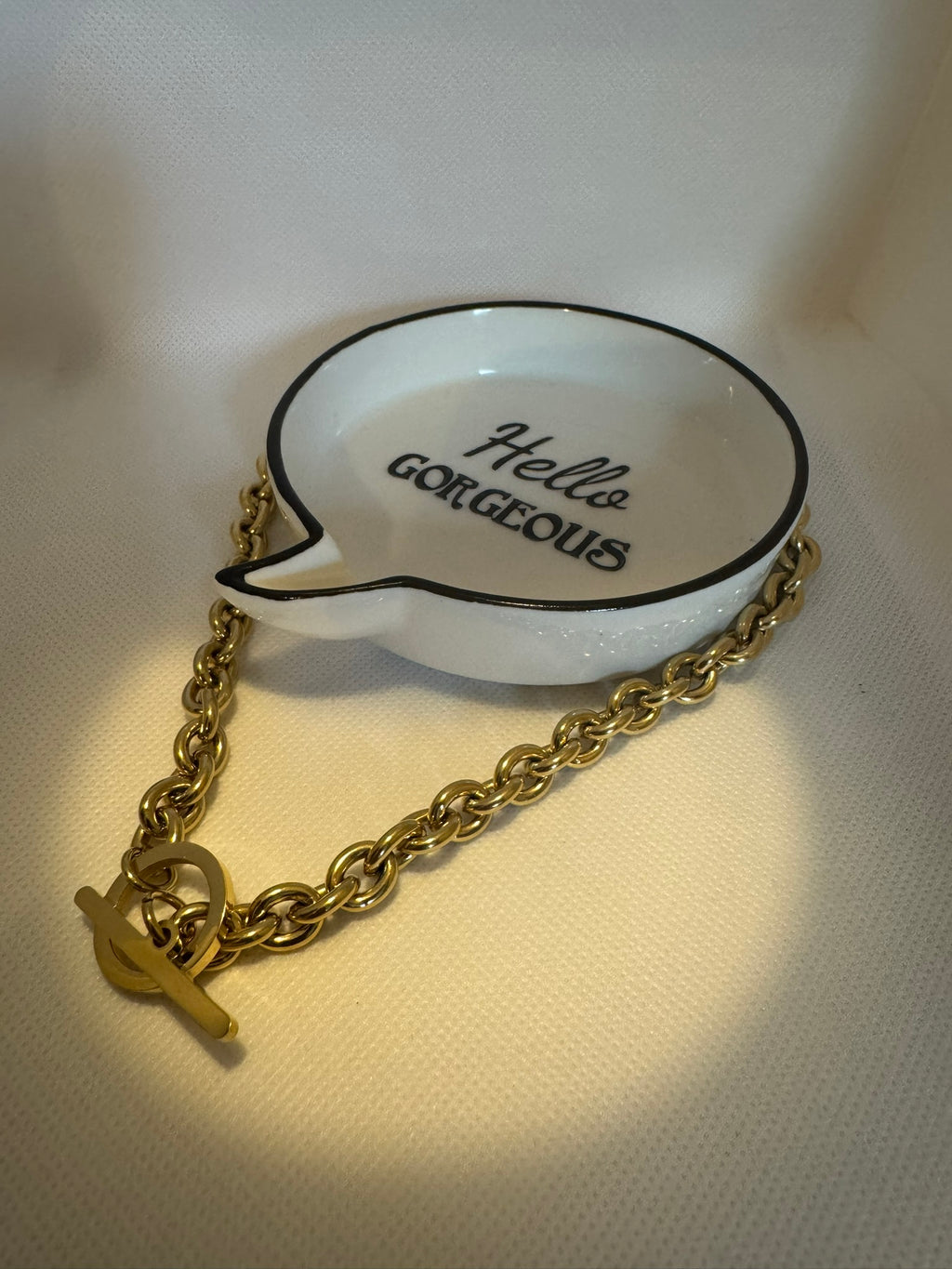 Statement T-Bar Chain Necklace